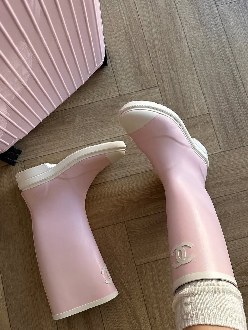 2025 Rubber Boots Baby Pink