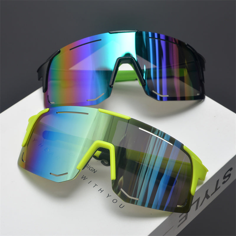 Oversized Shield Sports Sunglasses