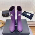 Viral Rubber Boots Purple