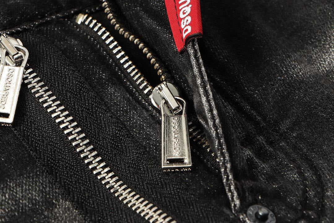 Slim-Fit Distressed Denim Jeans