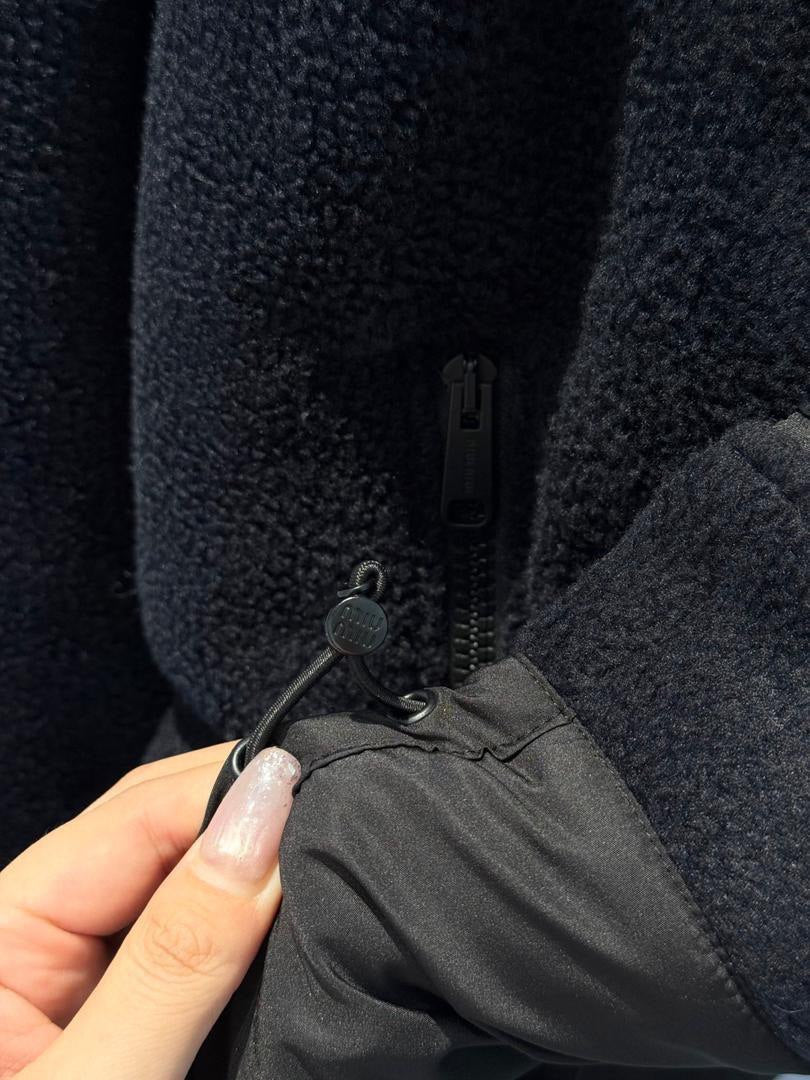 Cropped Fleece Jacket