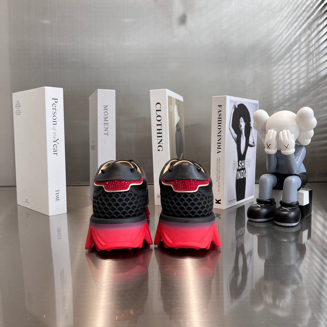 Black Shark Sole Sneakers