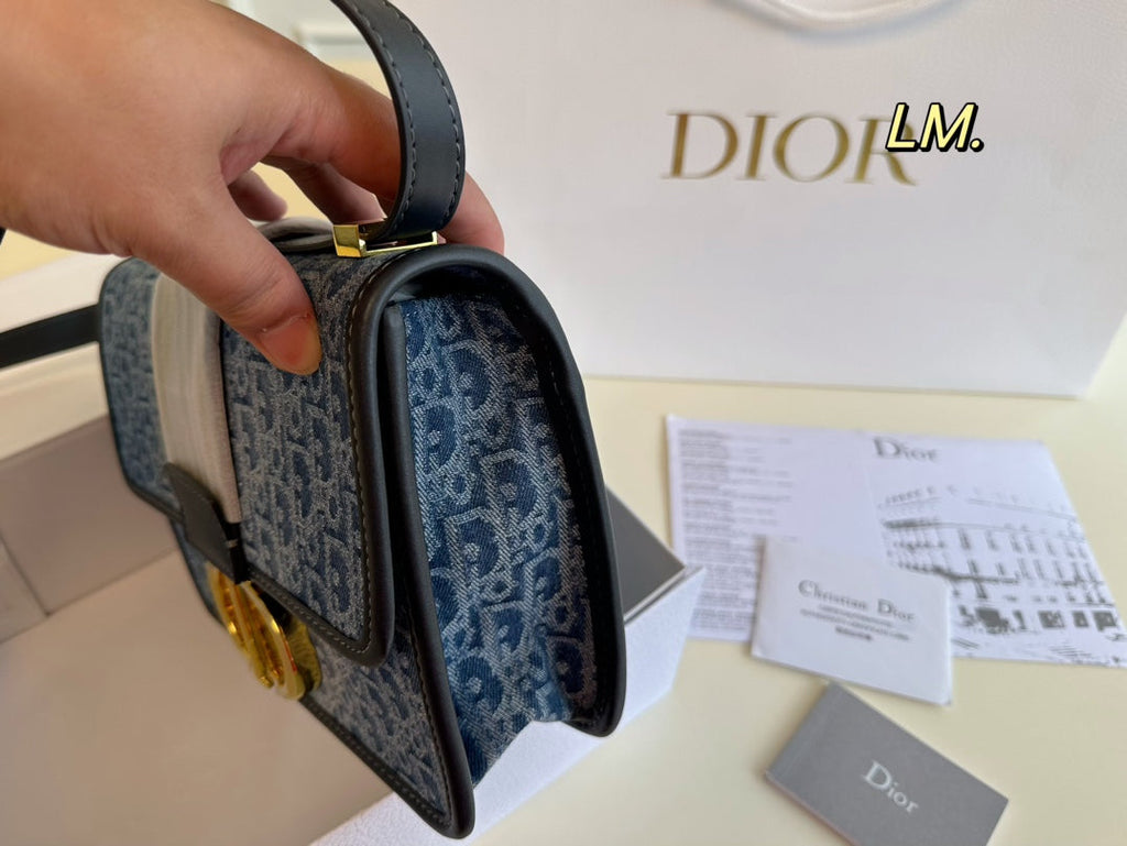 Vintage Denim Shoulder Bag