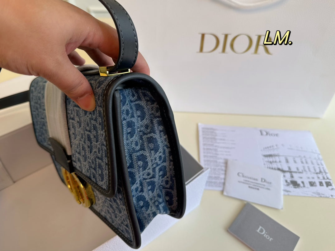 Vintage Denim Shoulder Bag