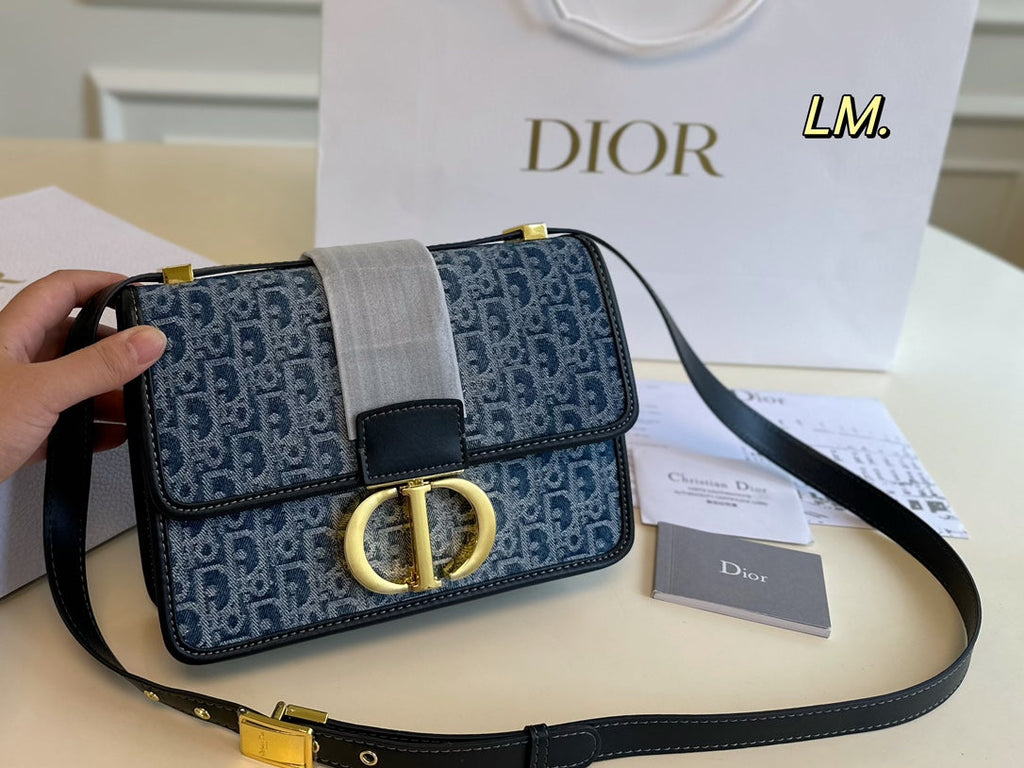 Vintage Denim Shoulder Bag