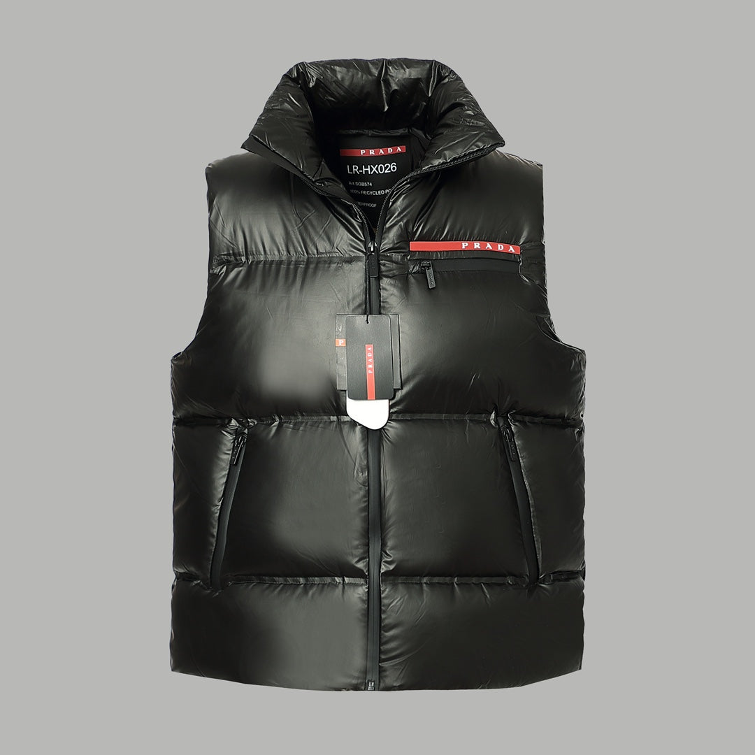 Glossy Goose Down Vest