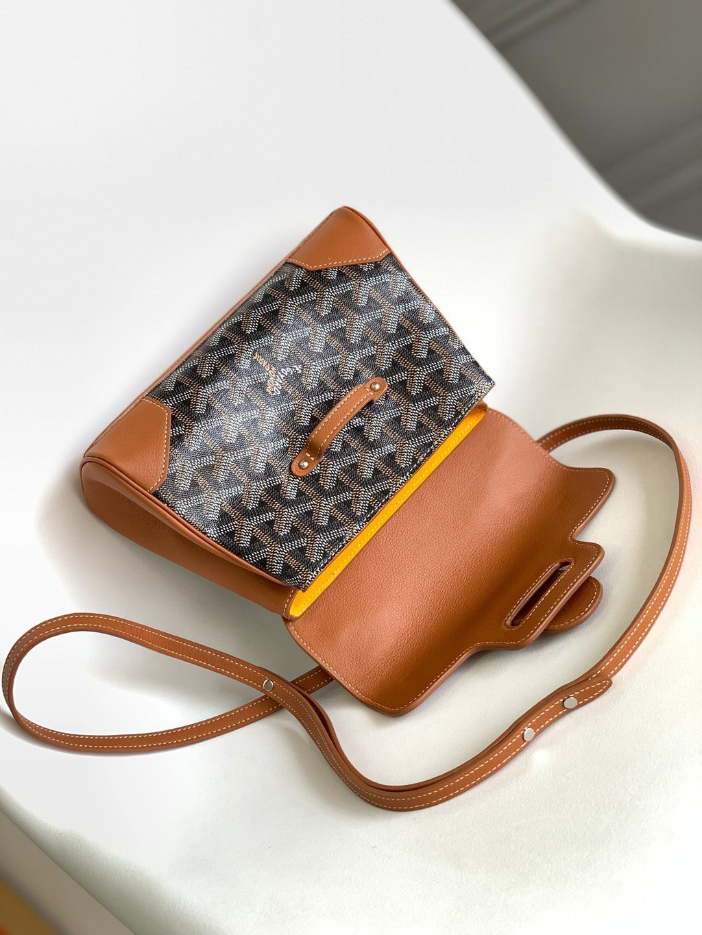 Classic Pattern Top Handle Bag